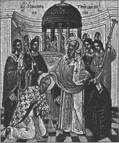 Святой Спиридон Тримифунтский Чудотворец