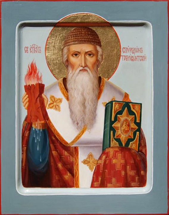 Святитель Спиридон Тримифунтский - Икона 74