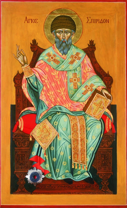 Святитель Спиридон Тримифунтский - Икона 81