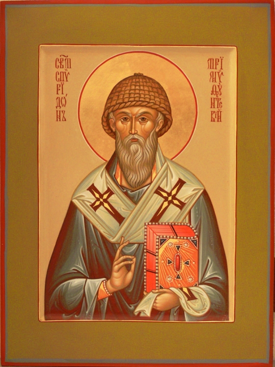 Святитель Спиридон Тримифунтский - Икона 96