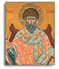 Святитель Спиридон Тримифунтский - Икона 81
