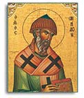 Святитель Спиридон Тримифунтский - Икона 82