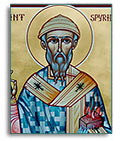 Святитель Спиридон Тримифунтский - Икона 48