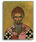 Святитель Спиридон Тримифунтский - Икона 91